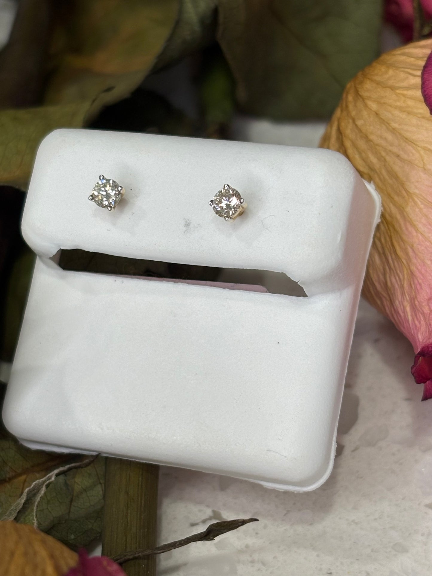 Diamond Stud Earrings
