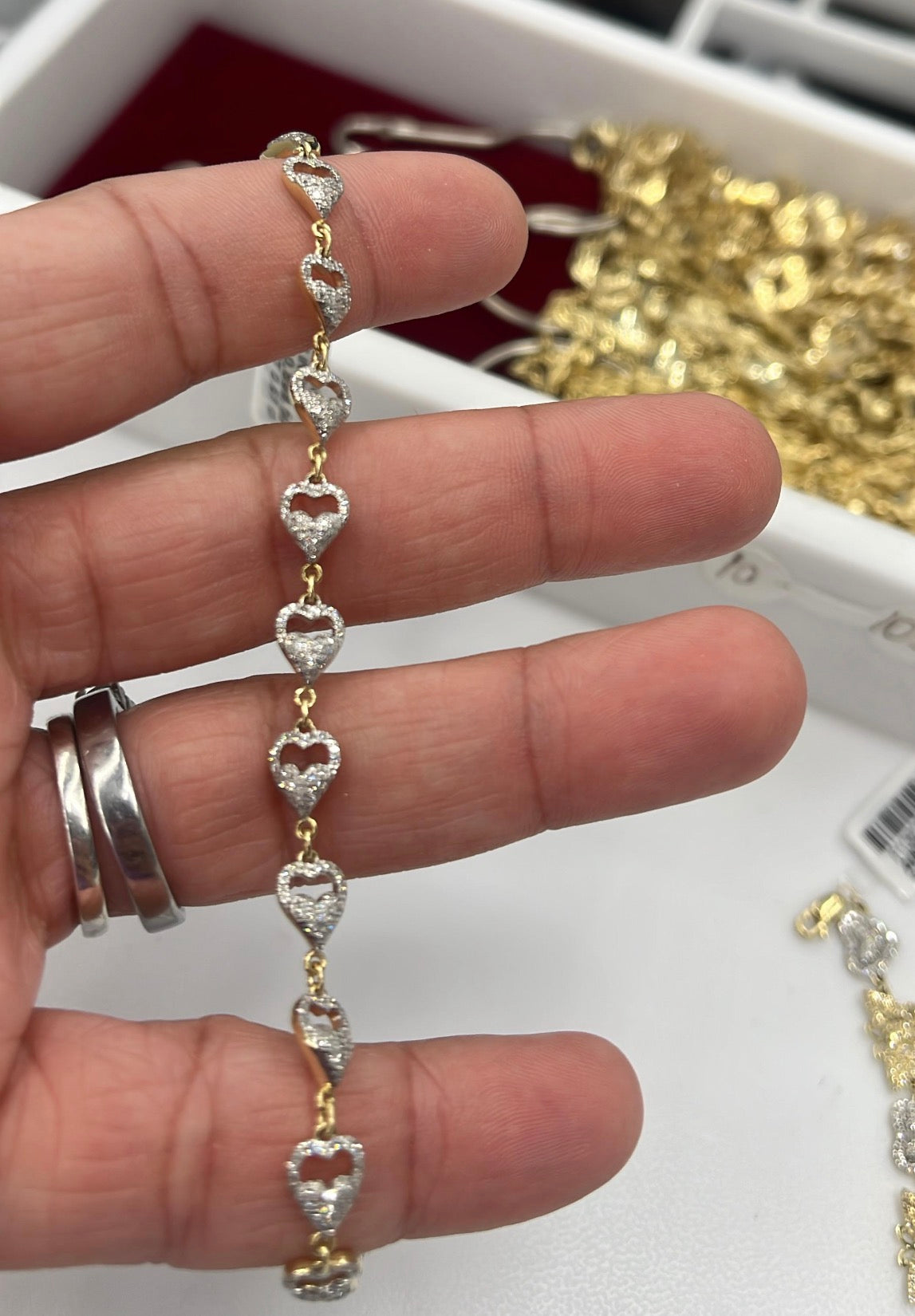 Heart Diamond Bracelet