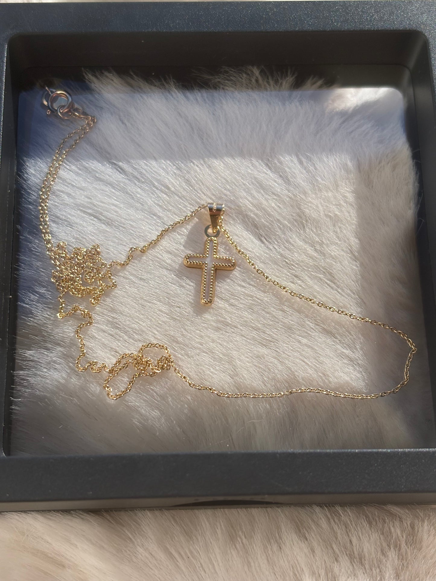 14k Cross Necklace