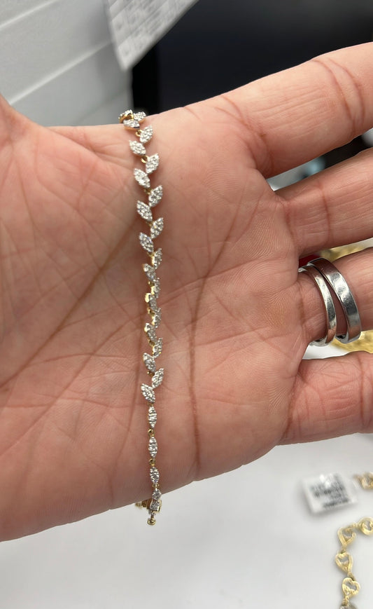 Gold Leaf Bracelet